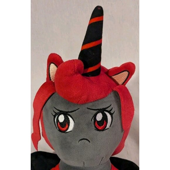 IamSanna Moody Unicorn Plush Roblox YouTuber Pizza Stuffed Animal 2020 Wings 15" - Picture 4 of 16